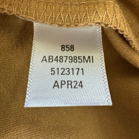 ABOUND CROPPED SHORT SLEEVE HIGH NECK TEE IN TAN CARTOUCHE NWT WOMEN'S SIZE‎ XS - Picture 9 of 9